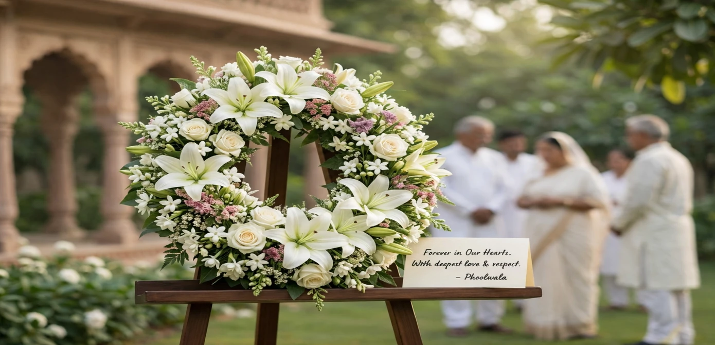 When Words Fade, Flowers Speak: A Guide to Sending Funeral Flowers in India