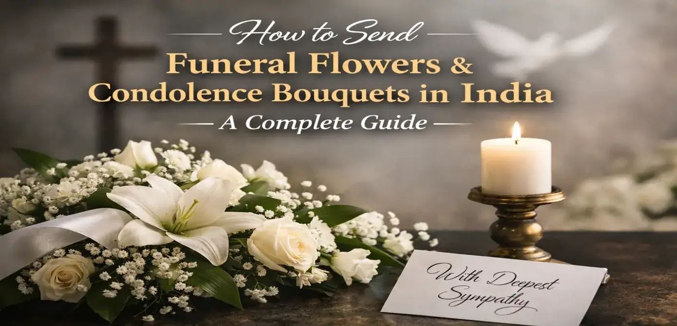 How to Send Funeral Flowers & Condolence Bouquets in India-A Complete Guide