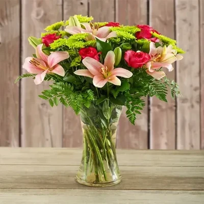 Flowers in Glass Vases