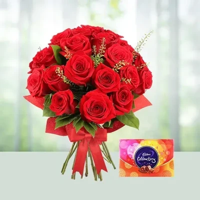 Flowers with Chocolates