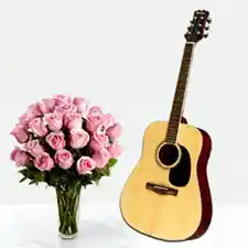 Flowers with Guitarist