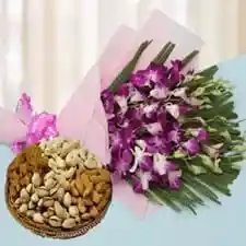 Flower Combos - Flowers with Dry Fruits