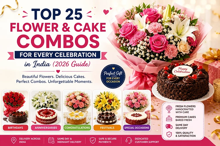 Top 25 Flower & Cake Combos for Every Celebration