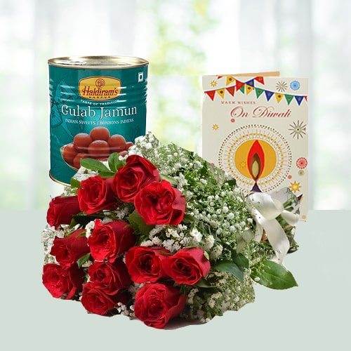 Diwali Flower and Sweets