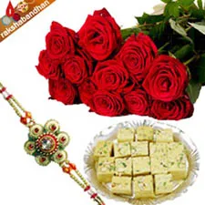 Send Rakhi with Flowers n Sweets