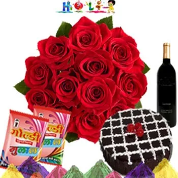 Holi Special Celebration with Wine Hamper