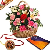 Rakhi Celebration Floral Wishes