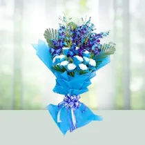 Flower Bouquet Of Carnation N Orchids