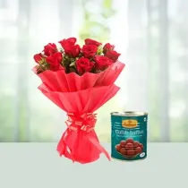 Roses n Gulabjamun combo