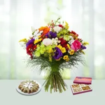 Mix Flowers N Dryfruits