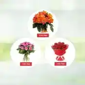 V Day - 3 Days Flowers Hamper
