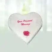 1Kg Heart Shape Pineapple Cake