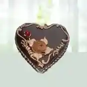 AD-1Kg Heart Shape Chocolate Cake