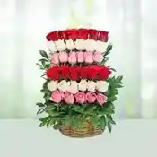 Flowers Bouquet of 35 Mix Roses