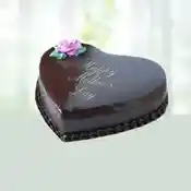 Five Star Bakery - Heart Chocolate Cake 1Kg