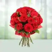 Bouquet of 18 Red Roses