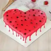 Strawberry Heart cake