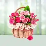 Miss You Rose Basket