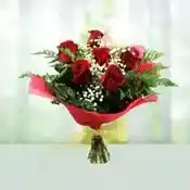 Red Roses Flowers Bouquet