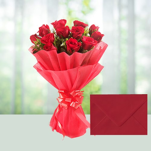 Order Roses For Love 12 Red Roses Online
