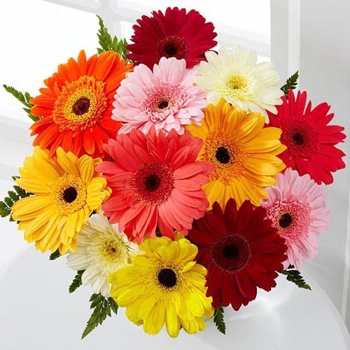 Flowers Bouquet-Mixed Gerberas 
