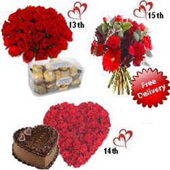 V Day - 3 Days Gifts Hampers