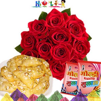 Roses N Gujjias for Holi