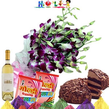 Holi White Wine with Cake