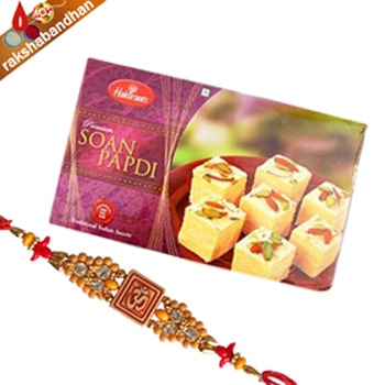 Haldiram 1Kg Sona Papdi with Rakhi 