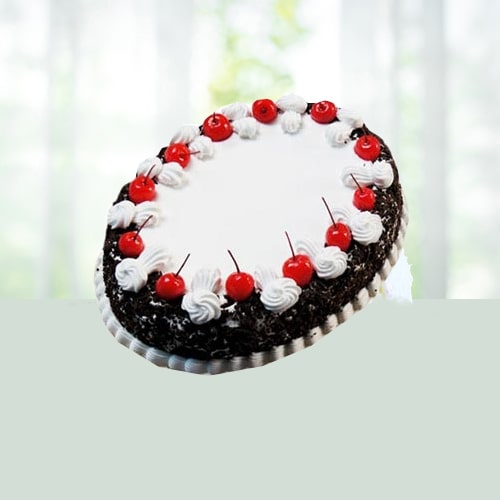 Oval Blackforest Cake 1kg 