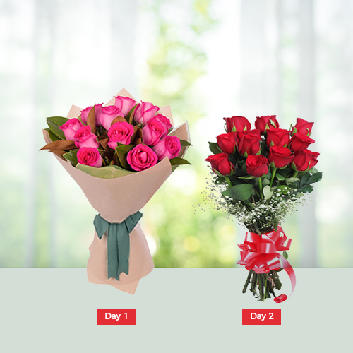2 Days Roses for your Valentine - Valentine Days Gift to India