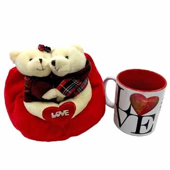 A Lovey Dovey couple with Love Mug