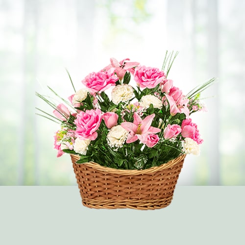 Mixed Flower Basket 