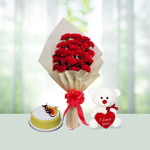 Sweet Simple carnation Hamper 