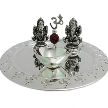 Navratri Divinity Omm Pooja Thali