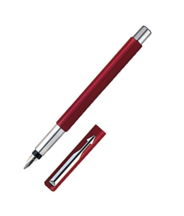 Parker Vector Standard Calligraphy CT Fountain Pen (Red)
