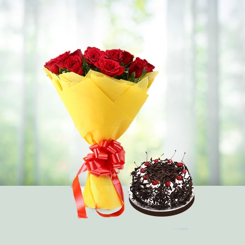 Red Roses and Cake 