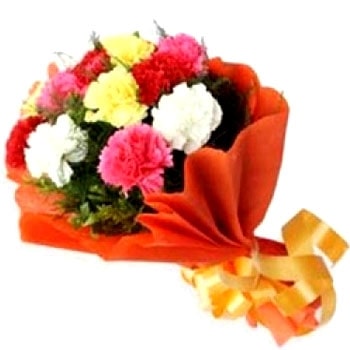 Flowers Bouquet Mixed Carnations