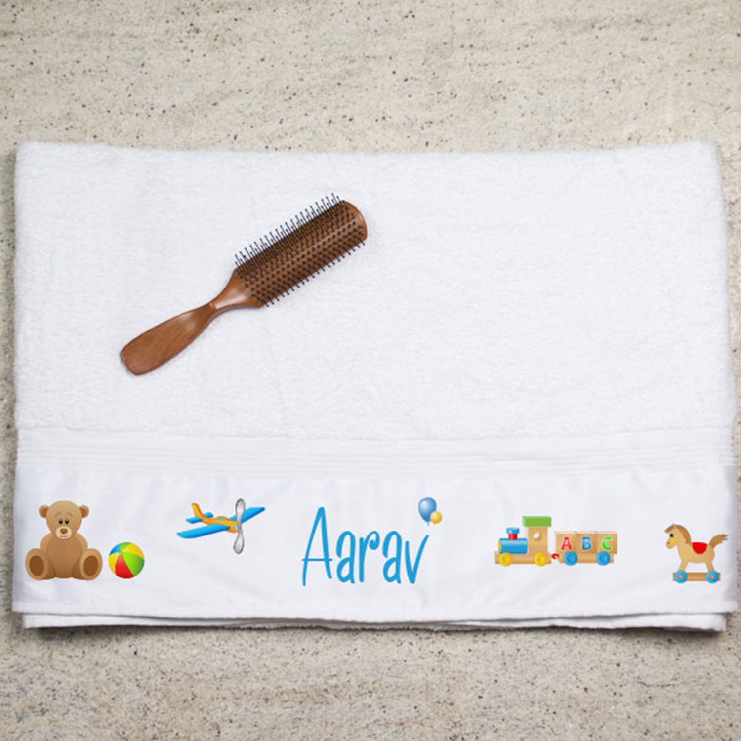 Handsome Hunk Personalized Bath Towel