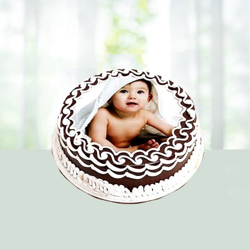 Chocolate Photo cake 