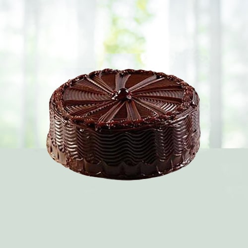 2.2 lB Eggless Light Chocolate Cake 