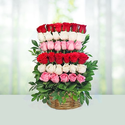 Flowers Bouquet of 35 Mix Roses