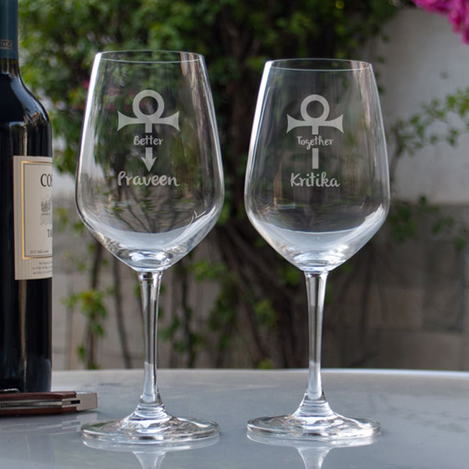 Better Half Personalized Gift Wine Glass