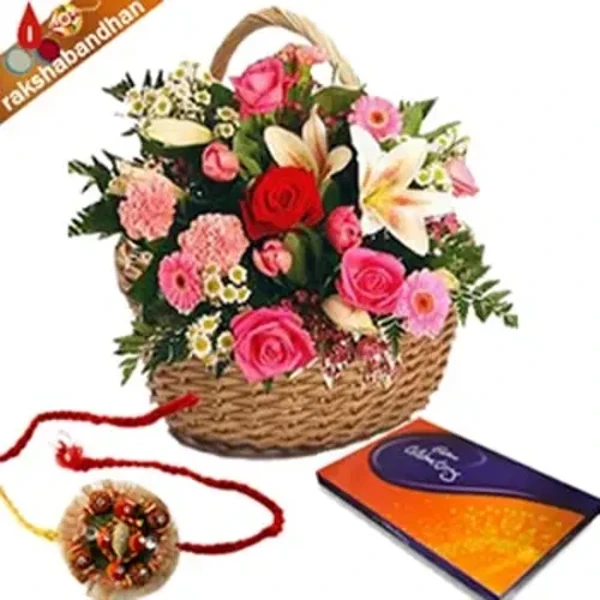 Rakhi Celebration Floral Wishes