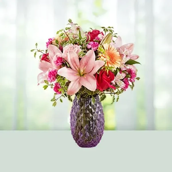 Blushing Pink- Pink Flower Bouquet