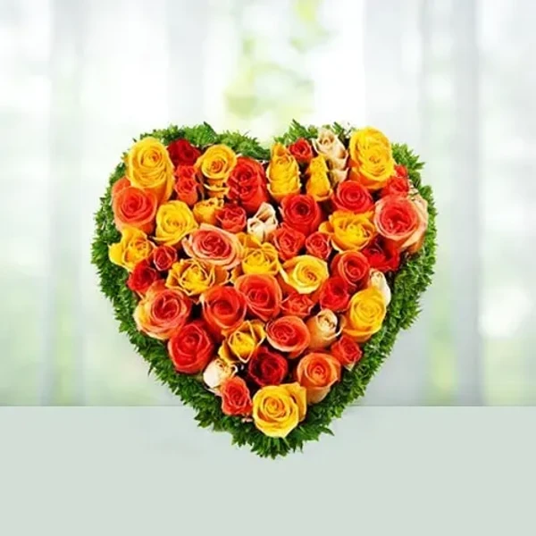 Mix Roses Heart