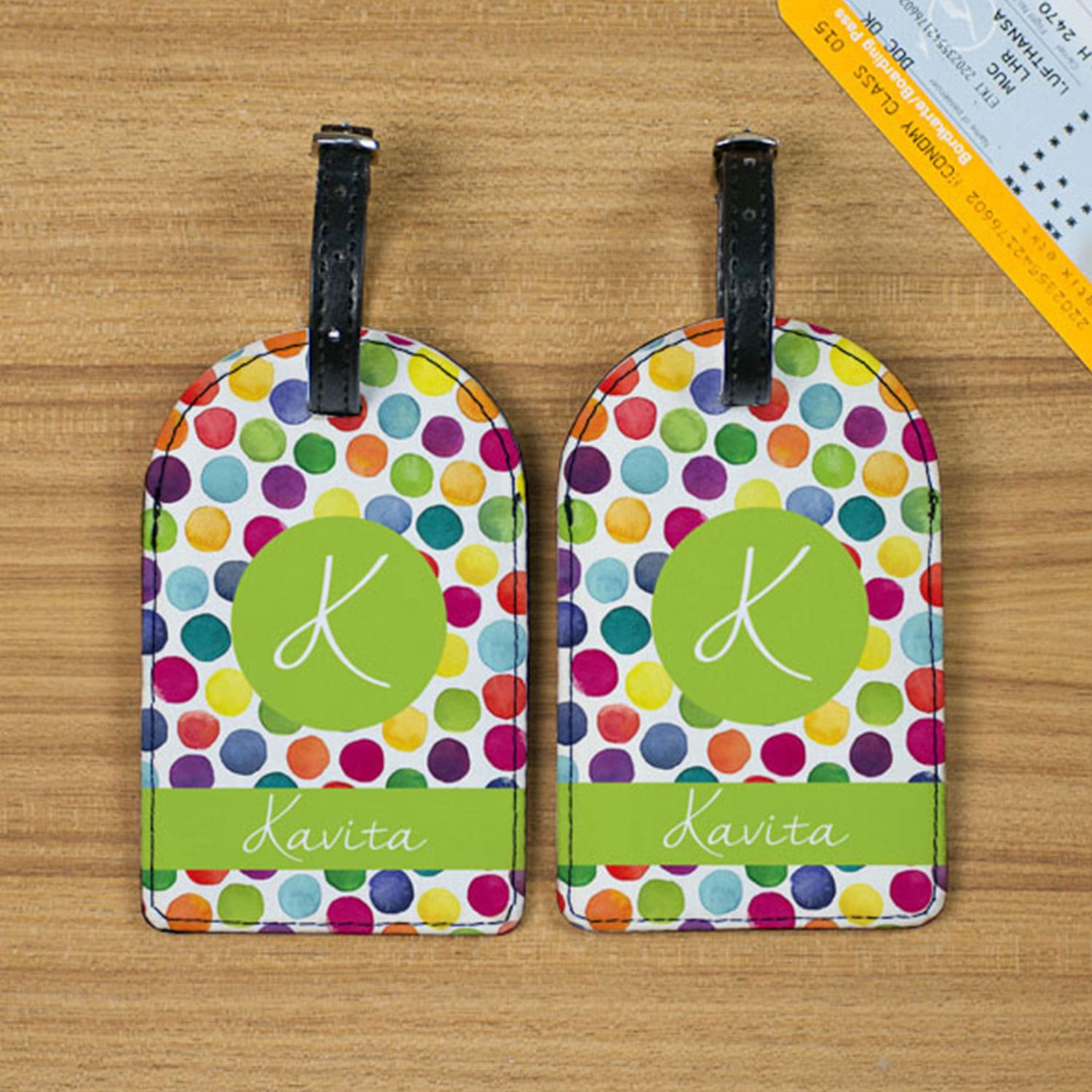 Travel Destination Personalized Luggage Tags