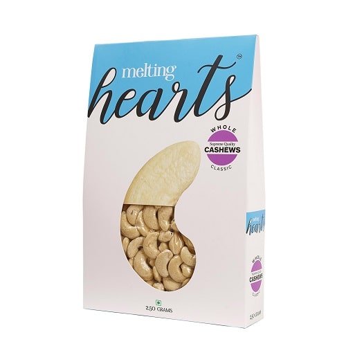 MELTING HEARTS CASHEWS, WHOLE CLASSIC, 250 grams