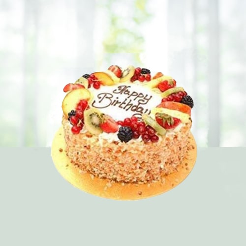 Butter Scotch Designer Cake Half Kg