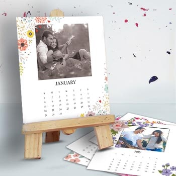 Personalized Calender with Multiple Photos